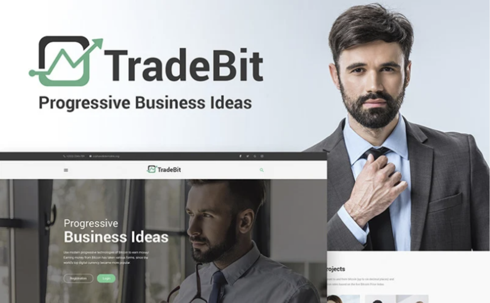 TradeBit WordPress Theme